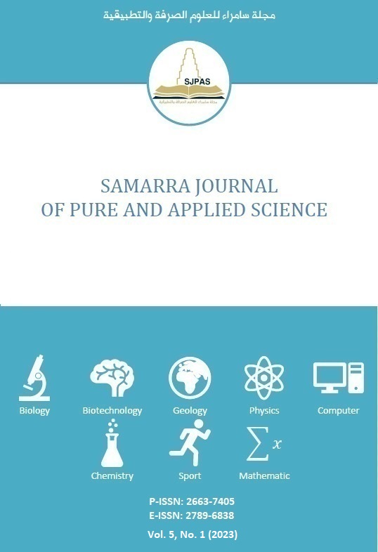 					View Vol. 5 No. 1 (2023): Samarra Journal of Pure and Applied Science
				