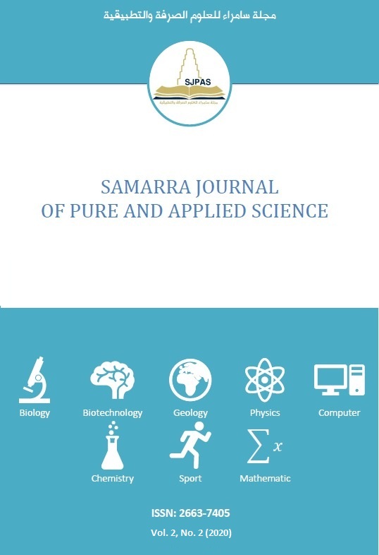 					View Vol. 2 No. 2 (2020): Samarra Journal of Pure and Applied Science
				